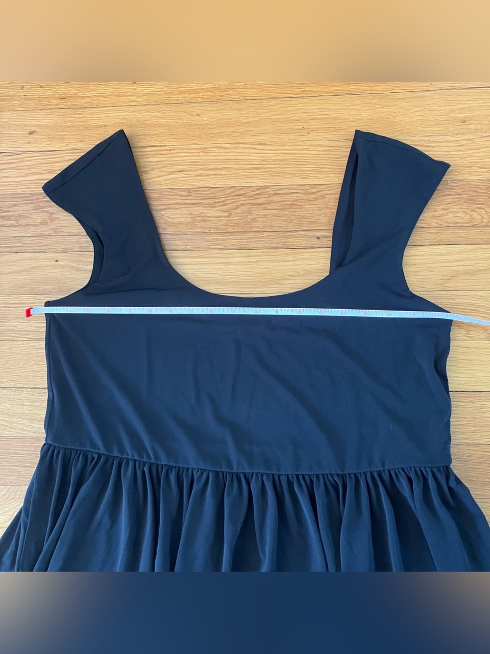 J.Crew Black Classic Minimalist Basic Cap-Sleeve Matte Jersey Midi Dress XXL - Picture 4 of 12